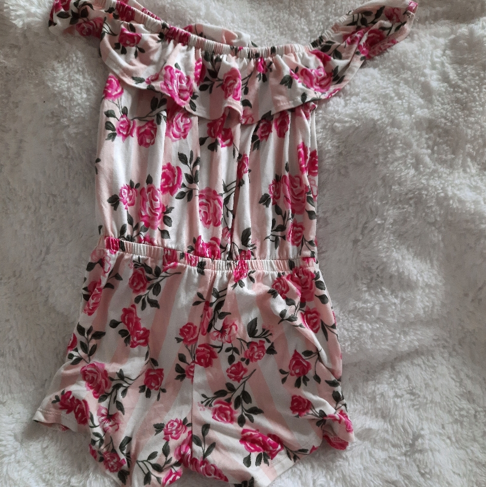Floral print romper
